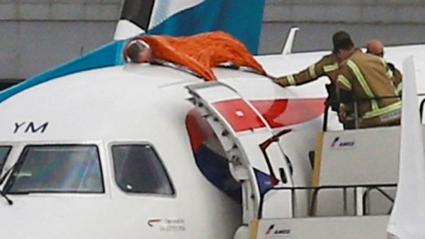 Extinction Rebellion protester climbs on plane at London City Airport
Extinction Rebellion protester climbs on plane at London City Airport