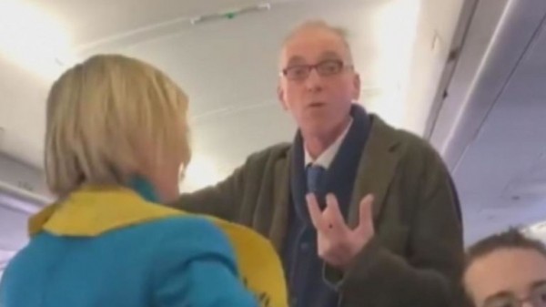 Extinction Rebellion protester climbs on plane at London City Airport
Extinction Rebellion protester climbs on plane at London City Airport