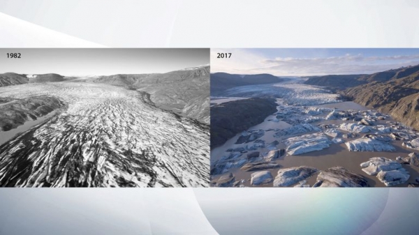 
Iceland's disappearing glaciers revealed in new drone images
