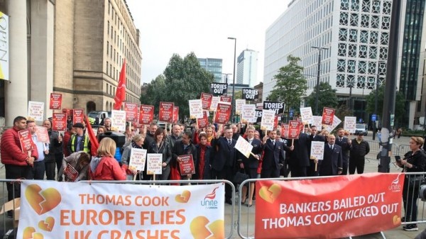 'Pay us now' - Former Thomas Cook staff demand government support
'Pay us now' - Former Thomas Cook staff demand government support