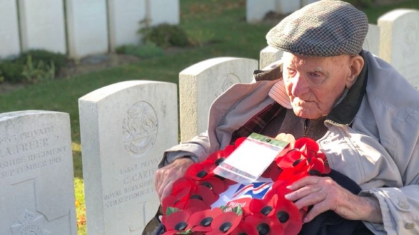 
Remembrance Sunday: Blind veteran, 104, will be oldest to march at the Cenotaph this year
